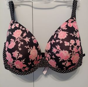 Victoria's Secret Sexy Tee Lightly-Lined Contrast Strap Demi Bra